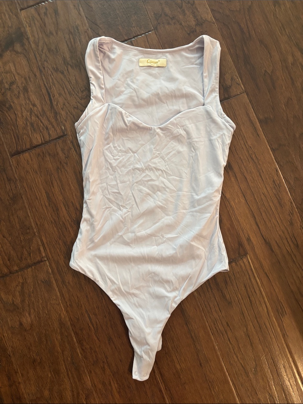 Amazon Light Lavender Women's Scoop Neck Bodysuit